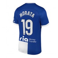 Camiseta Atletico Madrid Alvaro Morata #19 Visitante Equipación 2023-24 manga corta